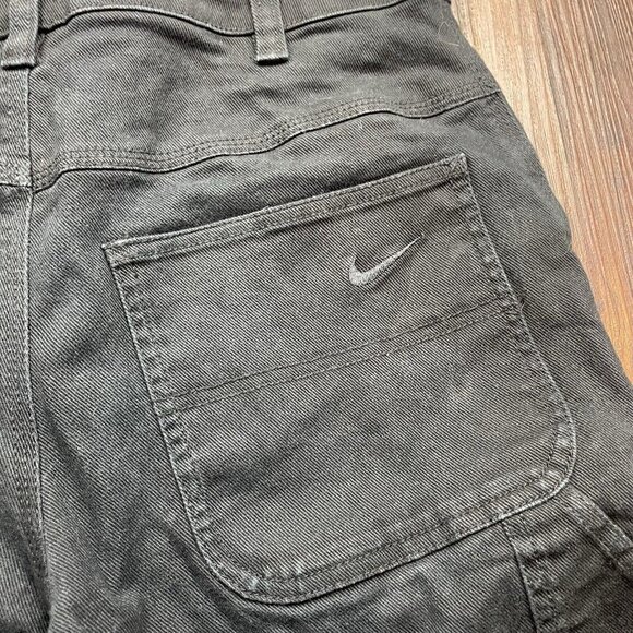 Nike 90’s Vintage Denim Black Jeans Loose Baggy Hip Hop Grunge Men’s Size 28 - Picture 6 of 11